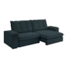 Sofá Fofão Premium 2,30m Retrátil/Reclinável Suede Petróleo - XFlex Sofas