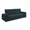 Sofá Fofão Premium 2,30m Retrátil/Reclinável Suede Petróleo - XFlex Sofas