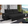 Sofá Oscar Plus 2,06m Retrátil/Reclinável Suede Preto - XFex Sofas