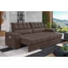 Sofá Oscar Plus 2,30m Retrátil/Reclinável Suede Marrom - XFlex Sofas